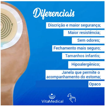 BOLSA COLOSTOMIA - KANGLI CARE - VITAMEDICAL - Imagem 7