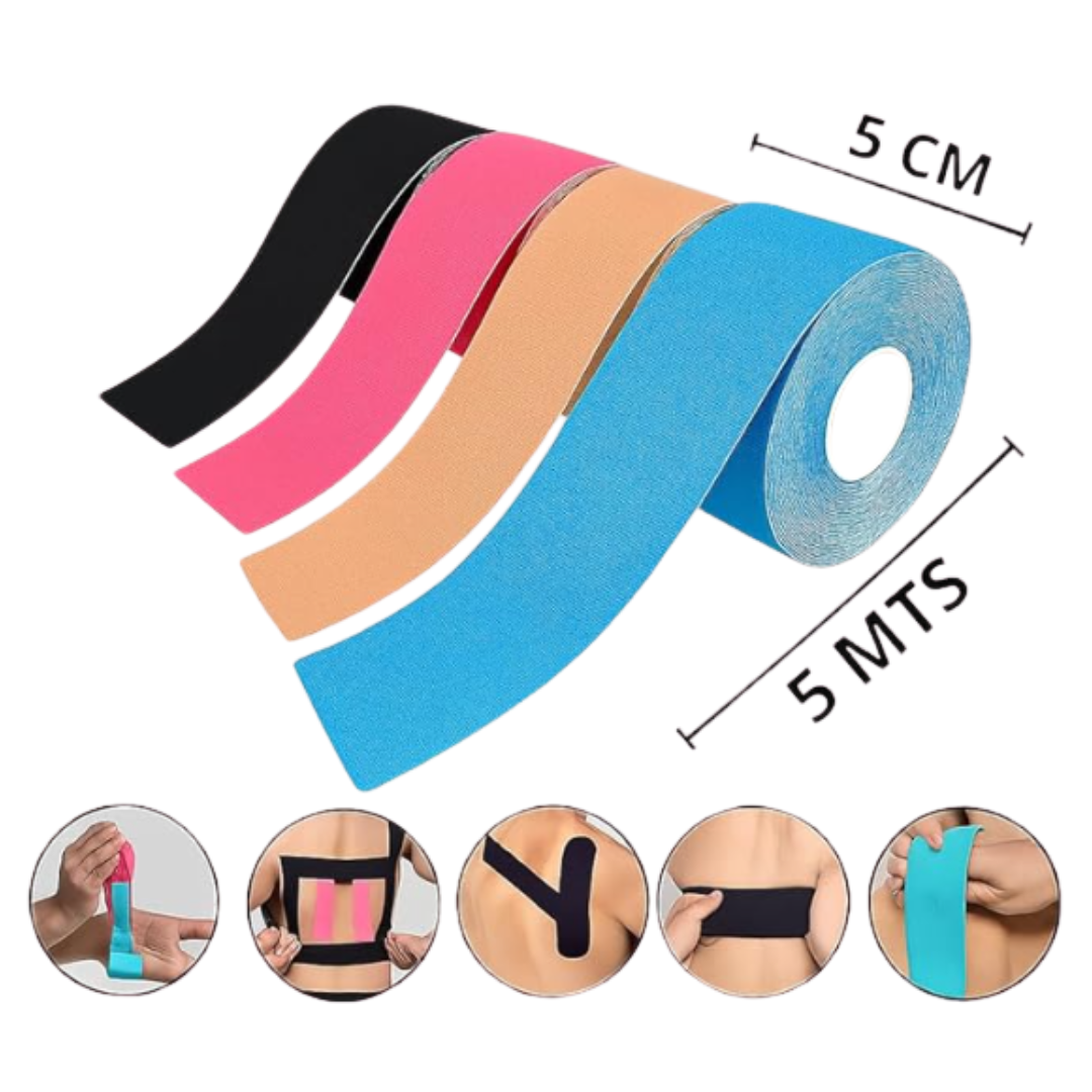 KINESIO(BANDAGEM ADESIVA) 5M X 5CM – SUPERMEDY - Imagem 2