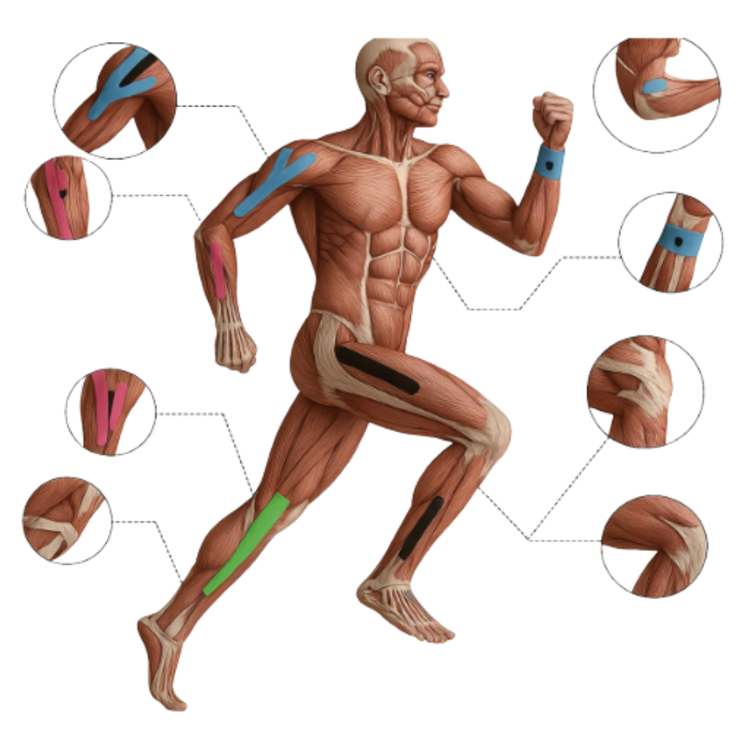 KINESIO(BANDAGEM ADESIVA) 5M X 5CM – SUPERMEDY - Imagem 5