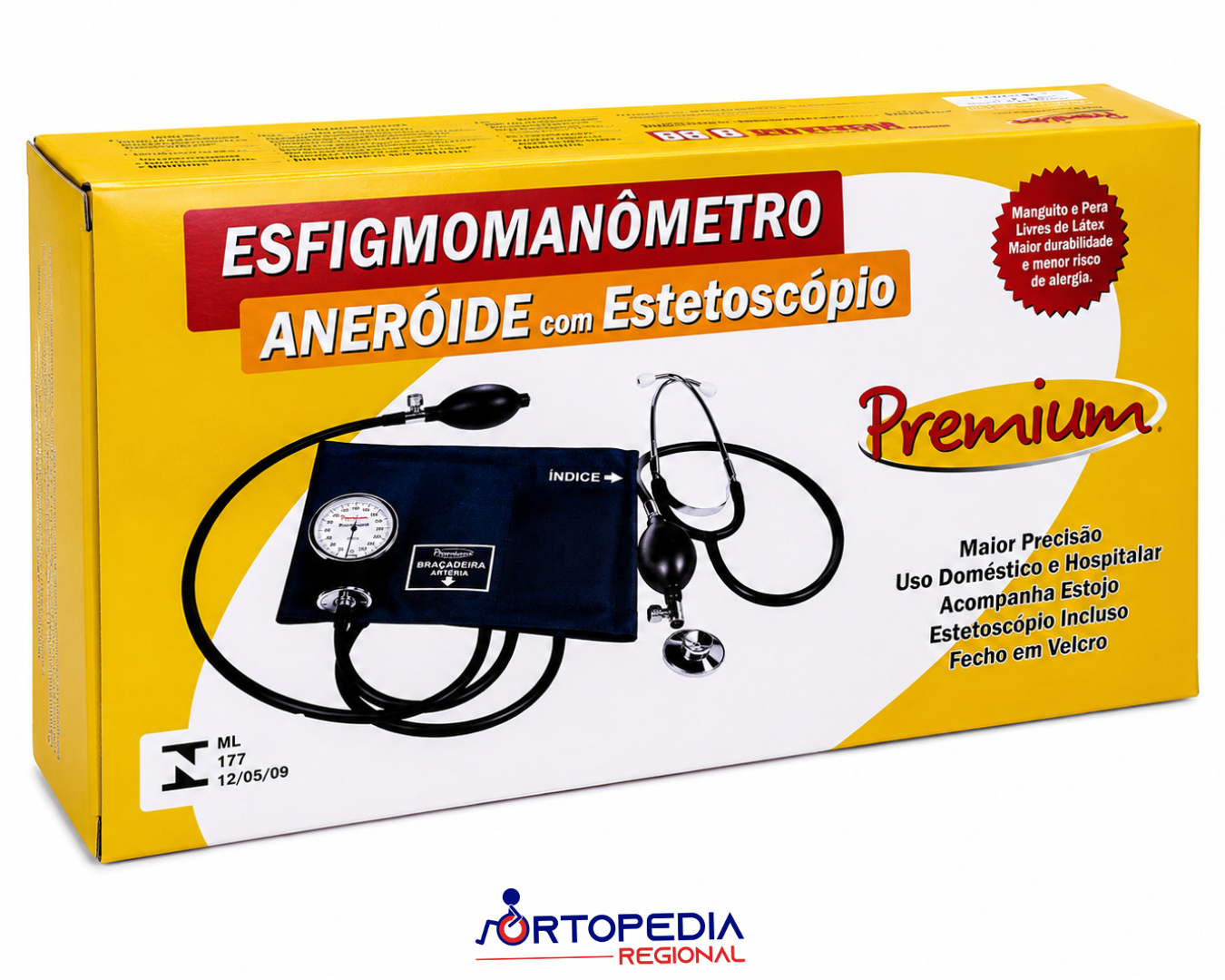 AP.PRESSAO VELCRO C/ESTETO