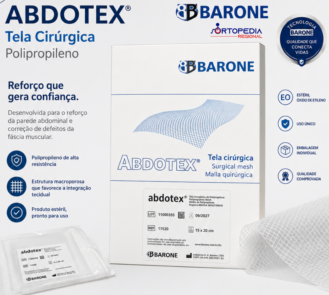 TELA CIRÚRGICA MARLEX - ABDOTEX - Imagem 7